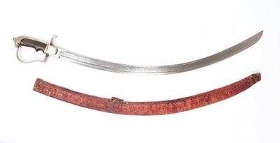 Lot 34 fantastic ethiopian cavalry sword w english blade