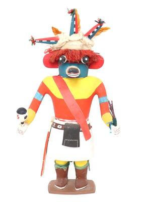 Lot 387 tall native american kachina doll