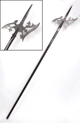 Lot 54 american colonial openwork halberd 18th c. style