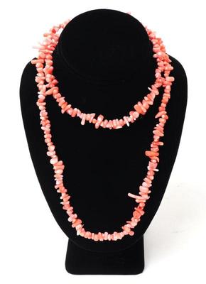 Lot 261 gorgeous angel coral long necklace