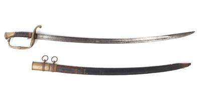 Lot 28 german m1821 officers infantry sword w scabbard