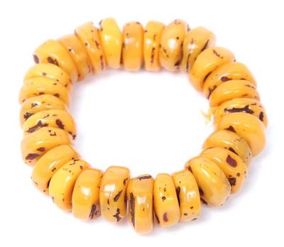 Lot 270 gorgeous amber bead bracelet