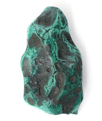 Lot 280 lovely raw bright green malachite specimen