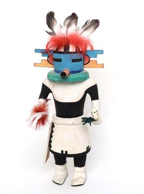 Lot 388 native american brightly painted kachina doll