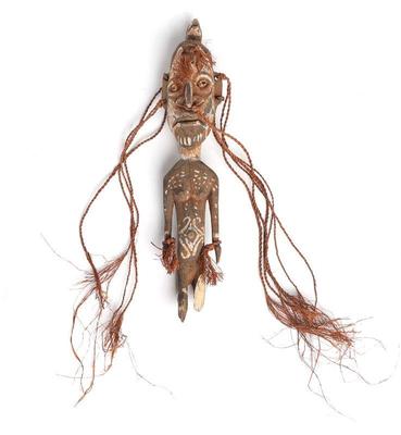 Lot 392 papua new guinea painted female ancestor figure