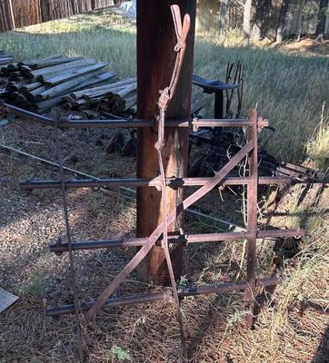 Antique farm equipment