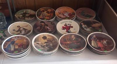 Norman Rockwell Plates