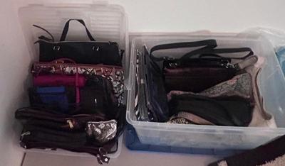 Good selection of purses and bags