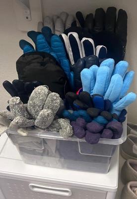 Large selection of gloves