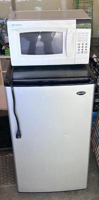 Mini refridgerator and microwave