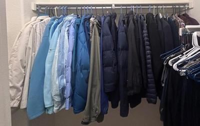 New and lightly used coats and jackets