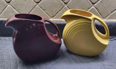 Fiestaware pitchers x2