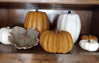 Pumpkin candles