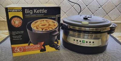 Nib presto big kettle multi cooker steamer plus