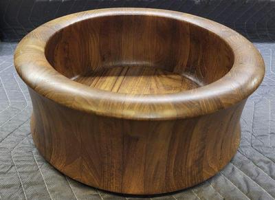 Vintage digsmed danish teak wood serving bowl