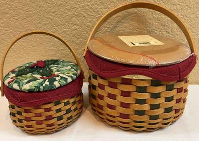 Longaberger 2003 caroling baskets