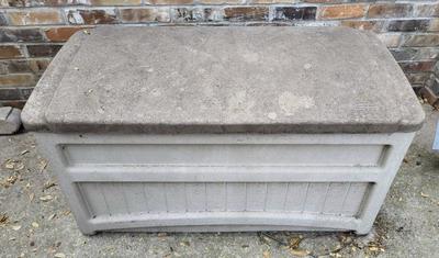 Suncast outdoor storage chest