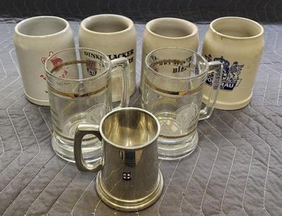 Vintage beer steins