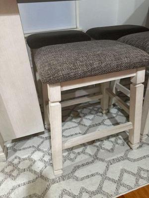 Grey bar stools