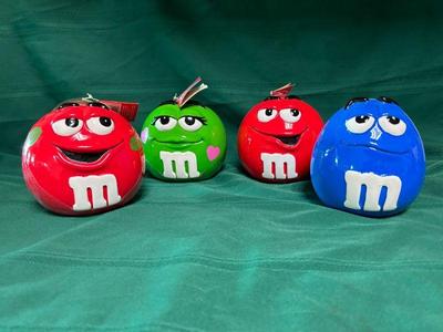 M m valentine candy cookie ceramic jar container