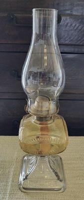 Antique oil lamp