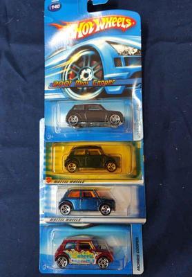 Hot wheels mini morris coopers