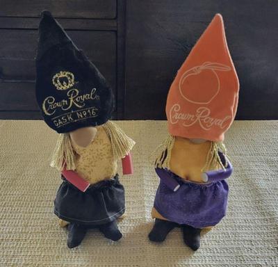 Hand made stuffed crown royal gnomes x2