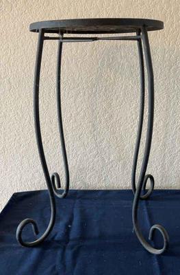Wrought iron plant stand