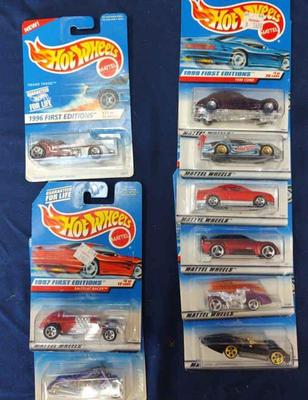 Hot wheels 1st editions 1996 1997 1998 (partial sets)