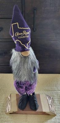 Hand made wood crown royal gnome 2
