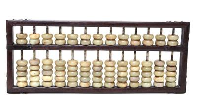 Lot 323 chinese jade abacus