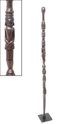 Lot 271 indonesian timor wood carved rice pestle
