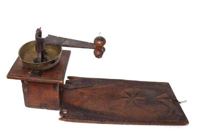 Lot 222 spanish colonial coffee or spice mill early 18th c.