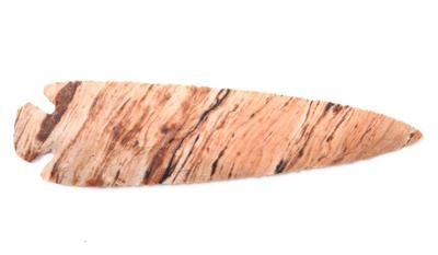 Lot 58 lovely hand knapped oregon flint spearhead