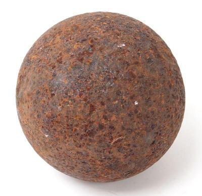Lot 99 civil war era cannon ball