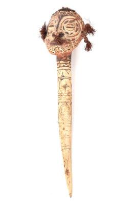 Lot 76 png painted bone dagger