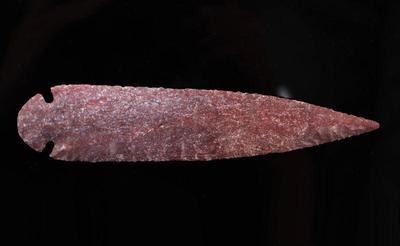 Lot 61 large jasper knapped spearhead