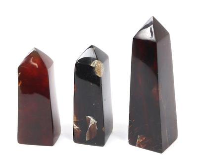 Lot 239 three lovely blue amber towers