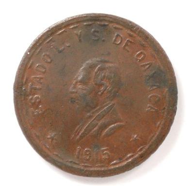 Lot 213 mexican revolution 20 centavos oaxaca 1915