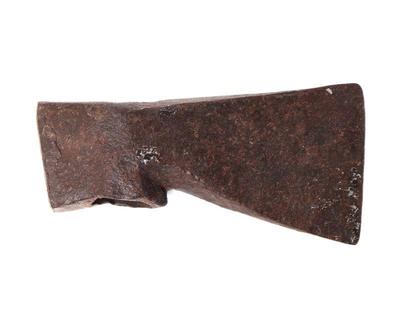 Lot 13 heavy iron axe head circa 1850s