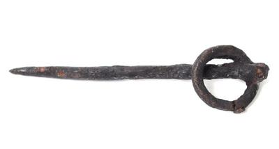 Lot 127 viking iron ring pin kievan rus 9th 13th century