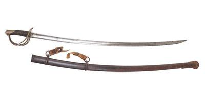 Lot 5 civil war m 1840s saber w scabbard german import