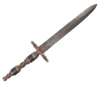 Lot 1 french pierced dagger circa late 1800s