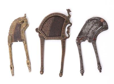 Lot 398 group of indonesian betel nut cutters