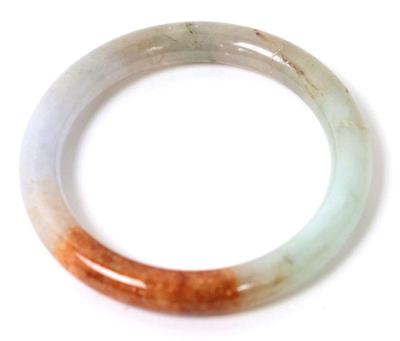 Lot 158 rare qing chinese natural four color jade bangle
