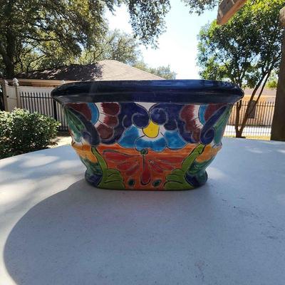 Talavera style planter