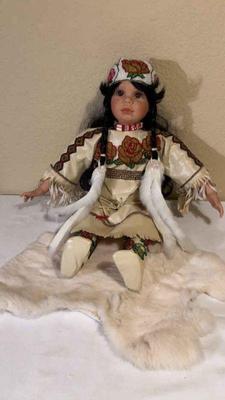 Walks softly native american doll