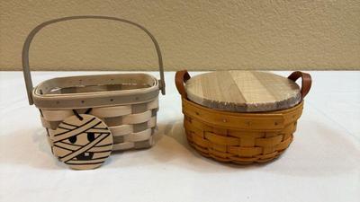 Small halloween longaberger baskets