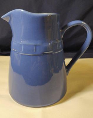 Longaberger blue woven traditions pitcher