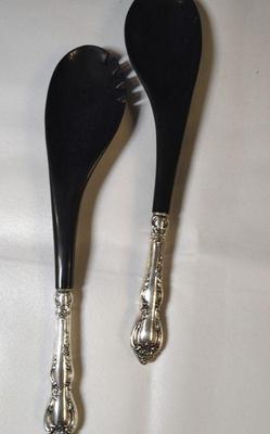 Towle sterling spanish provincial salad servers